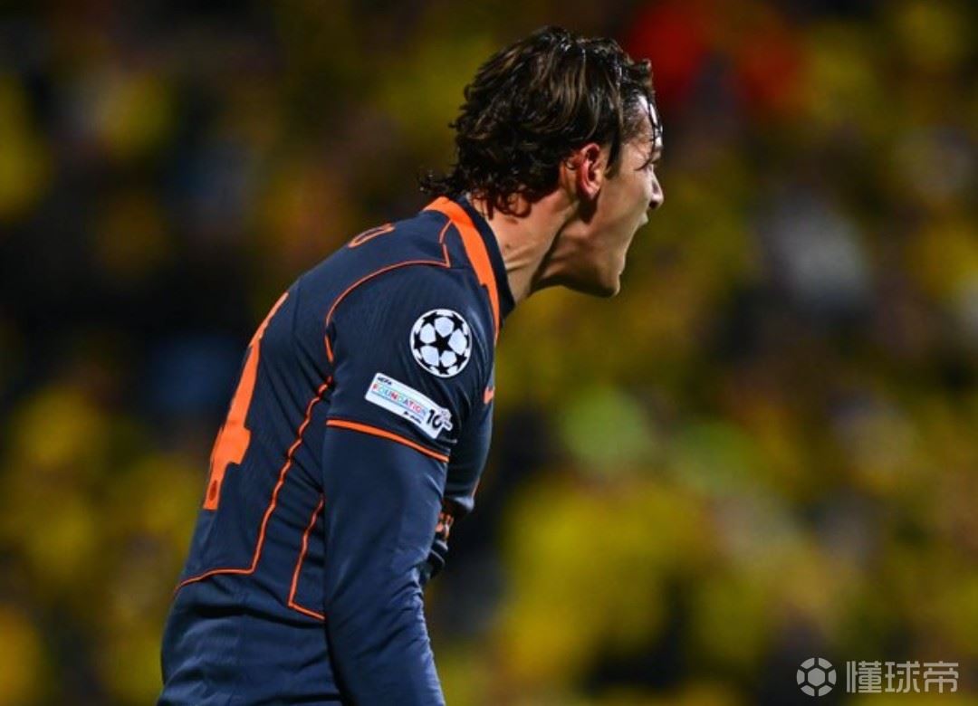 20岁235天，皮奥成为国米队史欧冠淘汰赛进球第二年轻的球员